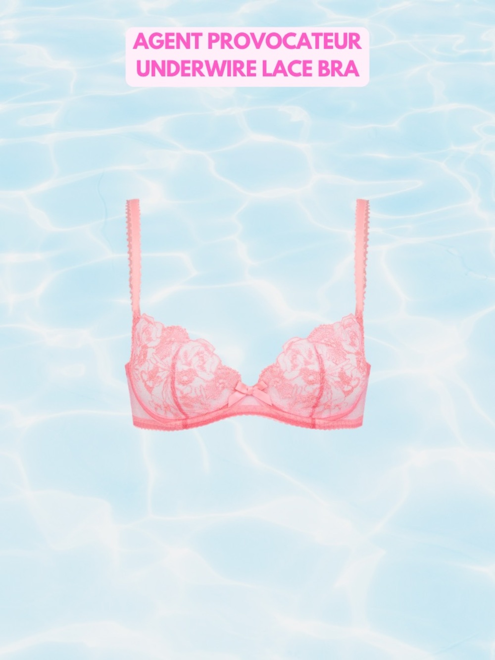 Agent Provocateur Jayce Lace Bra PINK